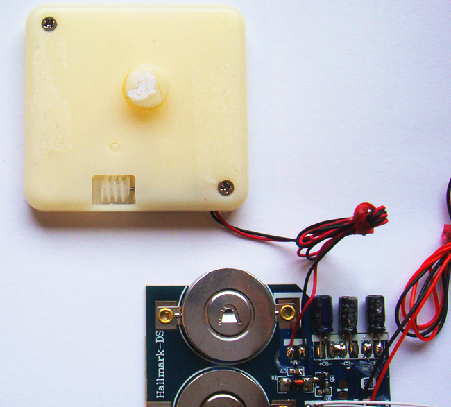 Hallmark Innovations Voice Recorder Card - Motor Gear Assembly