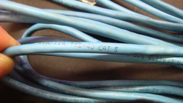 Cat5 Cable Text